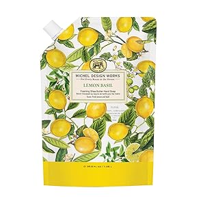 Michel Design Works Lemon Basil Foaming Hand Soap Refill