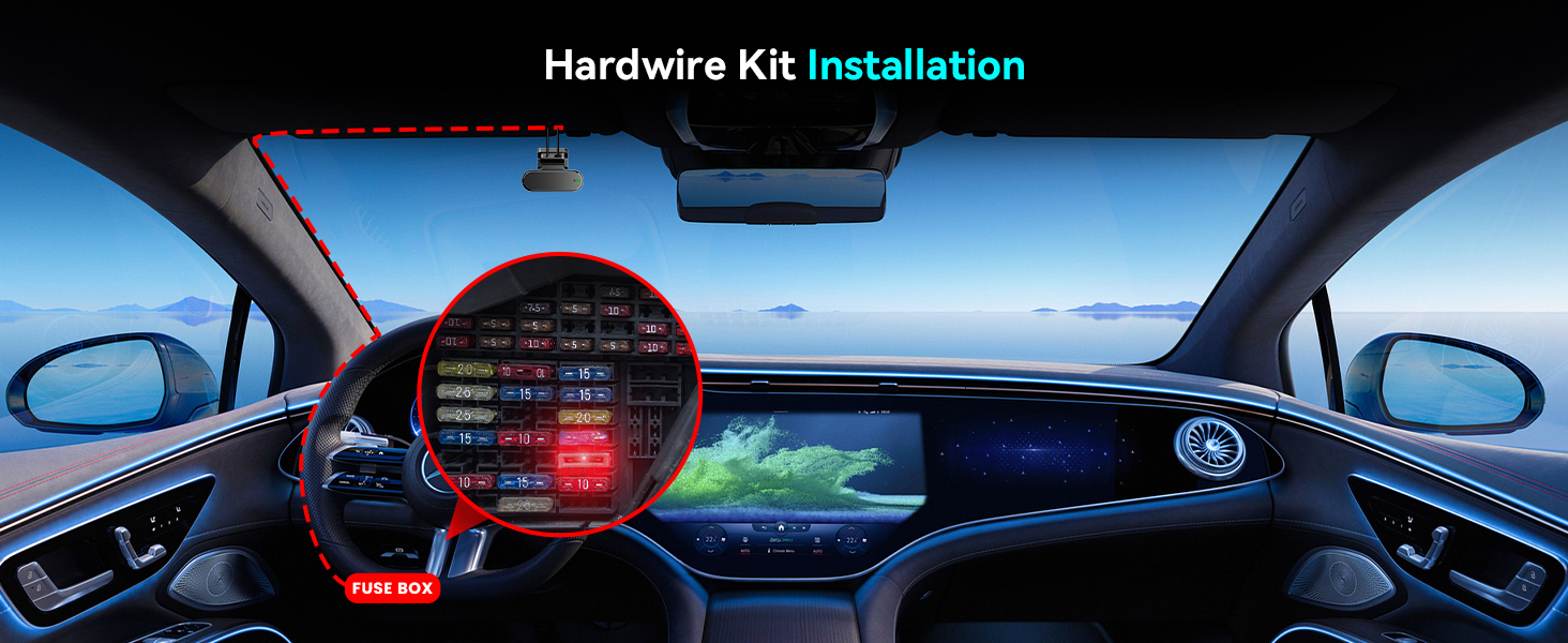 ddpai dash cam hardwire kit installation