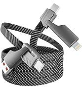 4 in 1 Charging Cable Fast Charging 65W, USB C Cable 4-in-1 USB Multi Charging Cable with E-Mark ...