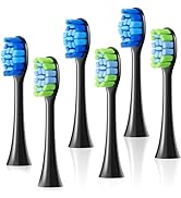 COSLUS Sonic Electric Toothbrush Replacement Heads: Compatible with C30 Electric Toothbrush, 6 Pa...