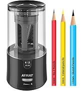 AFMAT Electric Pencil Sharpener - Auto Stop, Super Sharp &amp; Fast, Plug in Pencil Sharpener for 6-1...