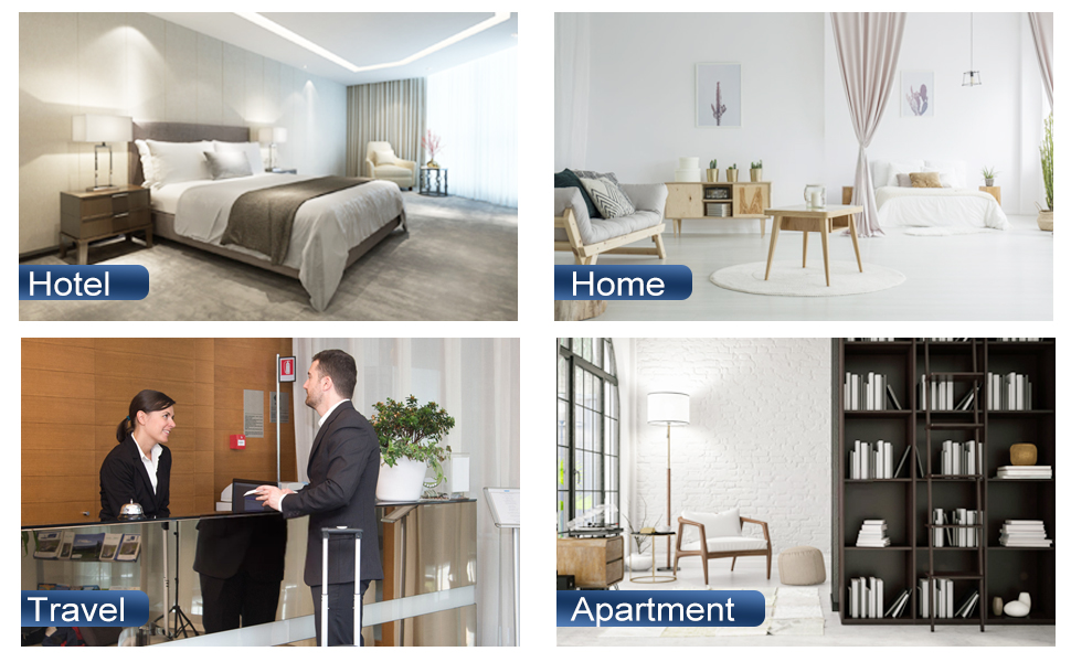 Door Stopper Alarm for Hotel, Home, Apartment