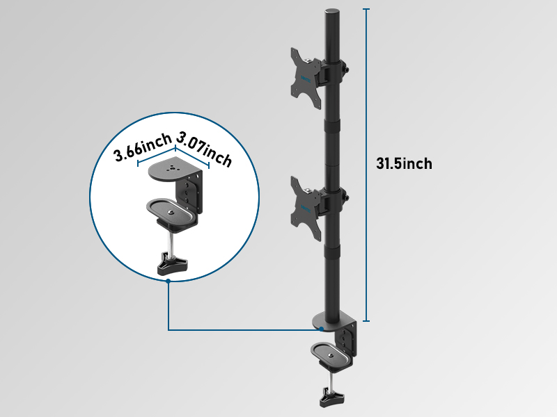 Dual Monitor Desk Mount