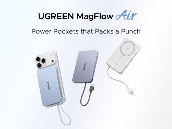 UGREEN MagFlow Air Power Pockets that Packs a Punch