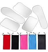 Set of 5 Dental Occlusal Photographic Mouth Mirror - Rhodium Intraoral Reflective Mirrors for Den...