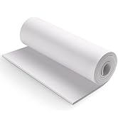 White Eva Foam Cosplay Sheets roll,Premium eva Foam 5mm Thick,59" x 13.9", High Density 86kg/m3 f...