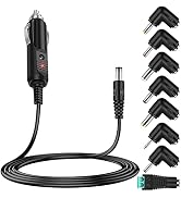 Czepa 12v Car dc Charger Power Cord with 8 Connectors for Cigarette Lighter Portable DVD Player, ...