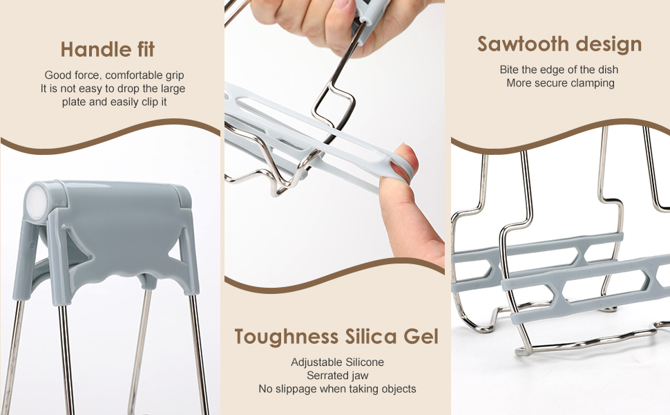 hot plate gripper,dip clips for plates,anti scald bowl holder clip,plate dip clips