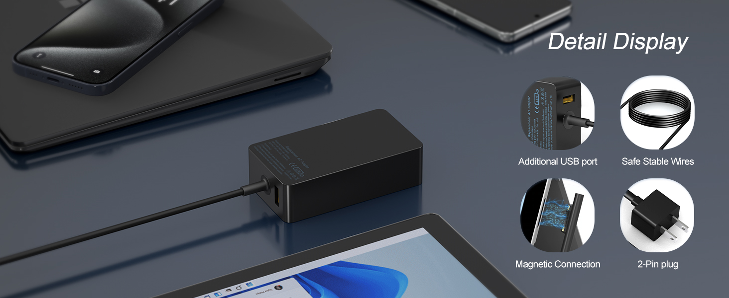 65w surface charger