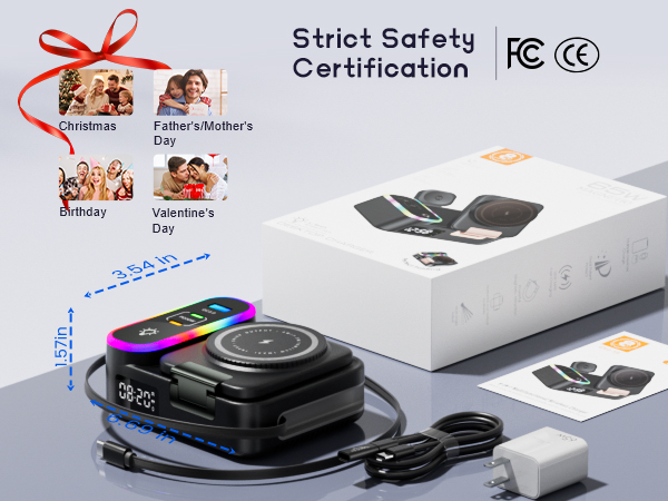 charging station 8 in 1 wireless charger multi device charger Apple