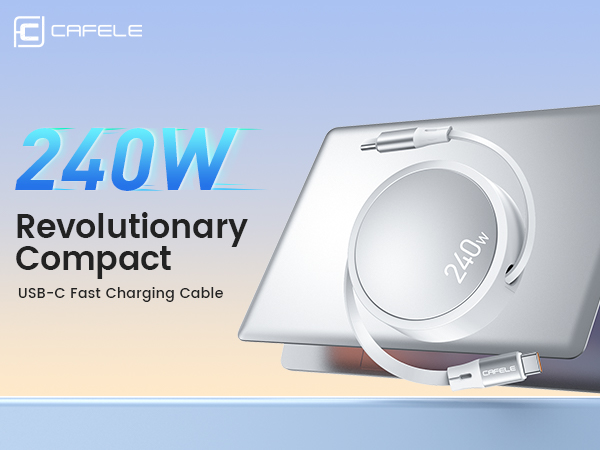 240W Retractable USB-C Cable