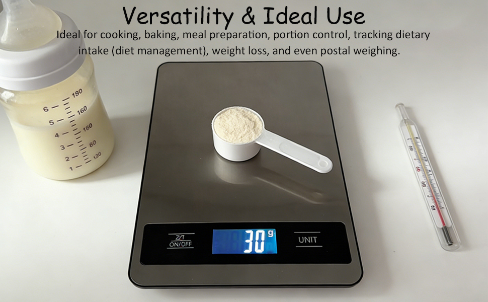 barista tools Accurate Scale for Espresso and Pour-Over Coffee, Portable Digital Kitchen Scale