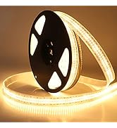 LEDENET LED Strip Lights Warm White 3000K 16.4ft/5M Double Row 2835 SMD 2400LEDs DC 24V Daylight ...