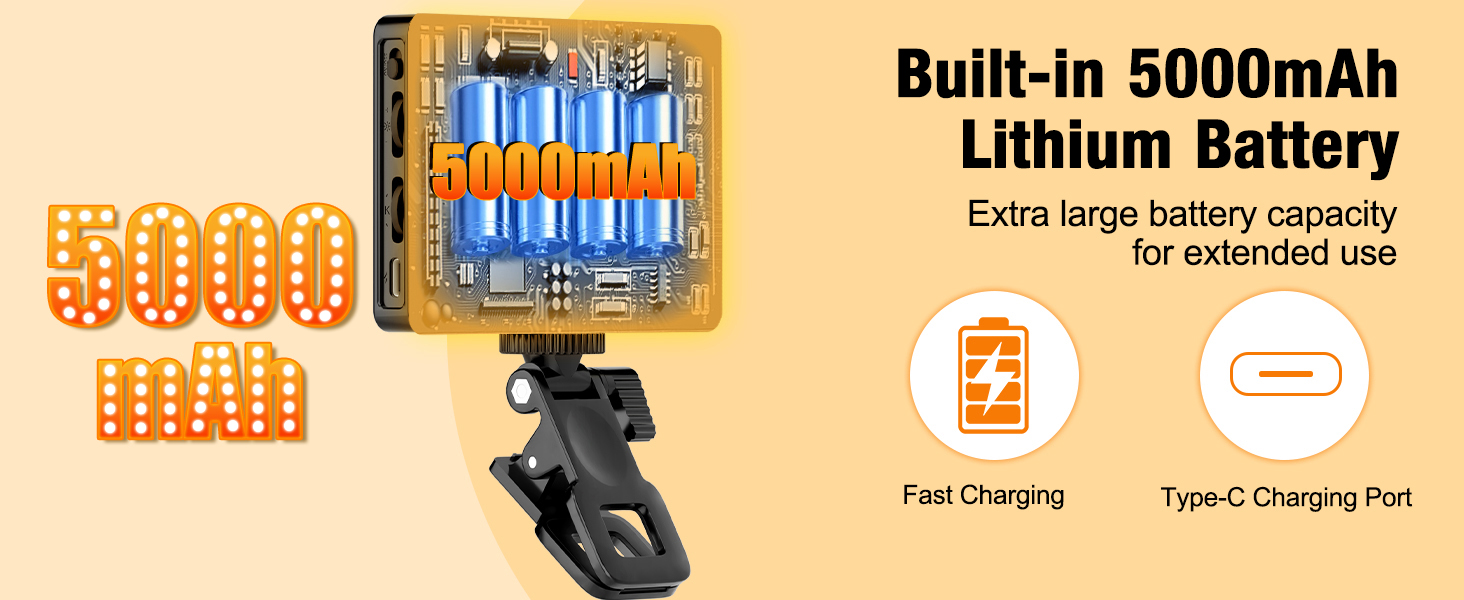 light for video recording