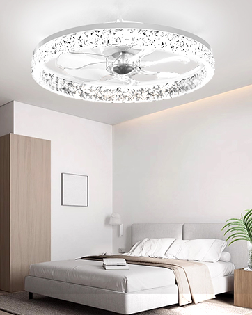 modern ceiling fan with light