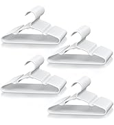 VTRIN Baby Hangers 100 Pack Large Capacity Hard Plastic Kids Hangers Suitable for All Clothes of ...