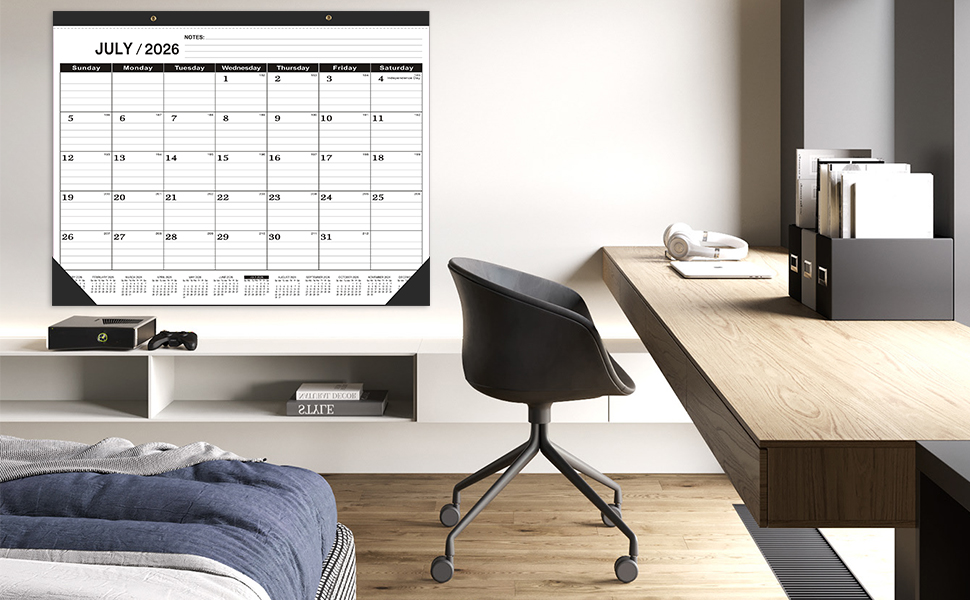 desk calendar 2026-2027