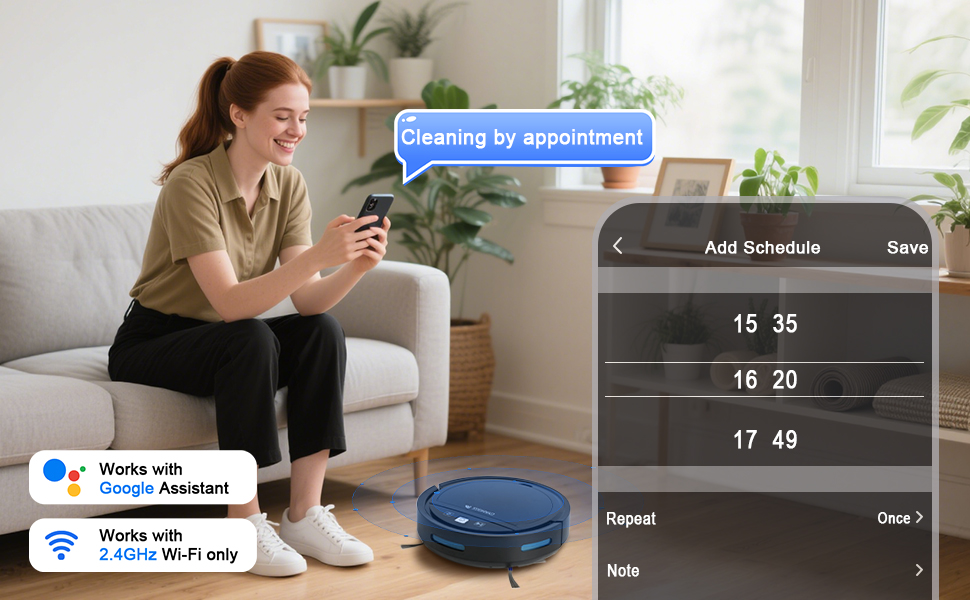 Cleaning by appointment