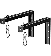 PUTORSEN Universal Projector Screen Ceiling Mount L-Brackets, Wall Hanging Mount 12 inch Adjustab...