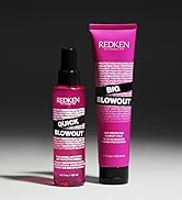 Redken Quick Blowout Heat Protectant Spray For All Hair Types - Smooths &amp; Adds Shine, Lightweight...