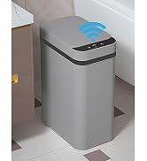 Yatmung 2.5 Gallon Motion Sensor Trash Can - Automatic Trash Can Touchless - Smart Trash Bin with...