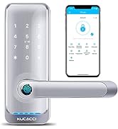 KUCACCI Smart Locks for Front Door, Smart Lock, Fingerprint Door Lock, Keyless Entry Door Lock wi...