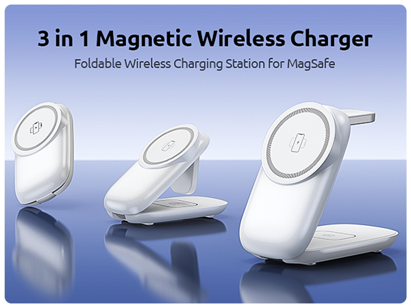 3-in-1 Wireless Charging Station for MagSafe