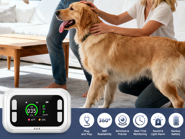 carbon monoxide detector plug in wall