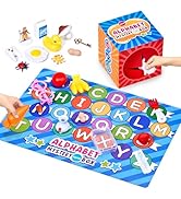 JoyCat Mystery Alphabet Box for Kids 26 PCS Letters Sorting Matching Game Activities Letter Sound...