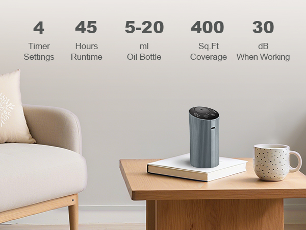 Waterless Essential Oil Diffuser for Home