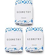 GEOMETRY Dishcloth – Spring &amp; Summer Collection – Quick-Dry, Ultra-Absorbent, Reusable Microfiber...