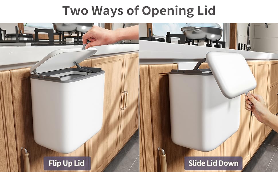 Two Ways of Opening Lid