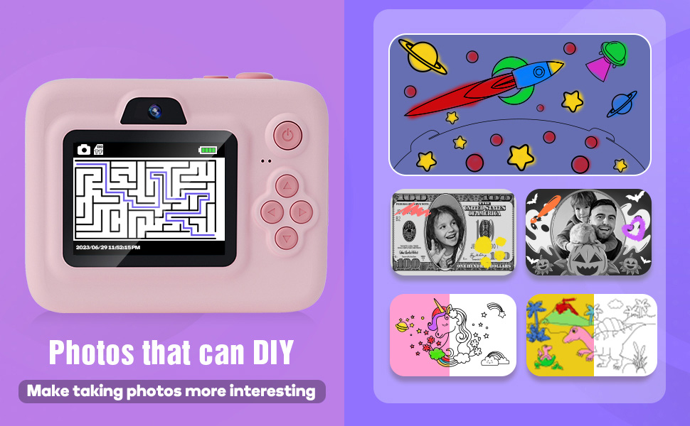 Instant Camera for Kids