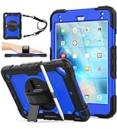 SEYMAC stock Case for iPad Mini 5/4, Protection [Full-Body] Case with 360 Degrees Rotating Stand ...