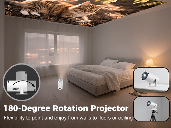 Mini Projector with WiFi and Bluetooth