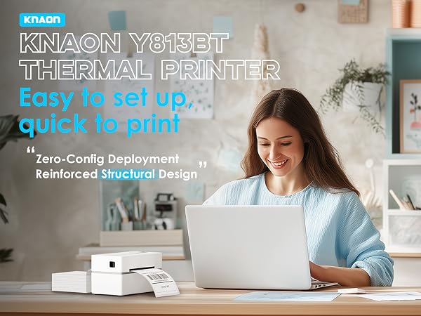 Y813BT Thermal Shipping Label Printer