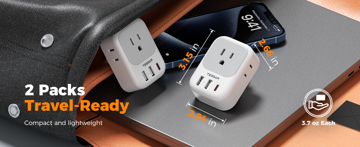 7 in 1 Brazil Travel Adapter