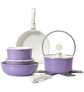 SODAY 15Pcs Pots and Pans Set Non Stick, Cookware Sets with Detachable Handle, Nonstick RV Kitche...