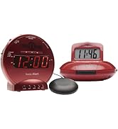 sonic boom alarm clock &amp; Bed Shaker Alarm Clock, alarm clocks for bedrooms heavy sleepers