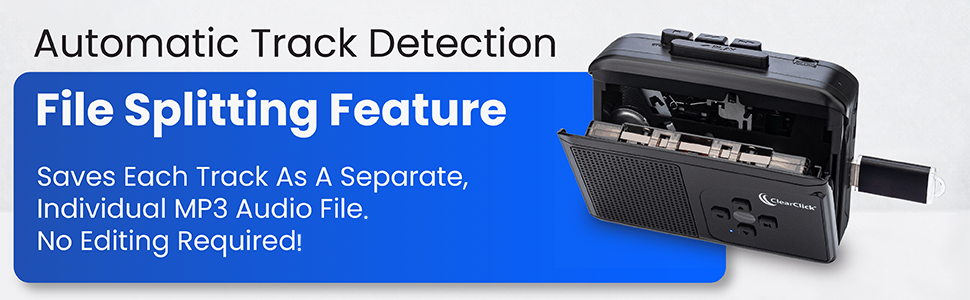 Automatic Track Detection - File Splitting Feature