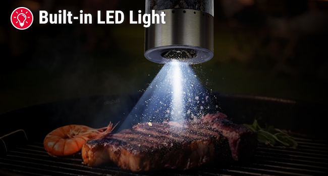 pepper grinder rechargeable pepper and salt grinder set wood salt and pepper shakers