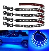 Keiurot 12V Led Light Strip 32CM Waterproof Led Light Strips for Cars Motorcycles Golf Cart Inter...