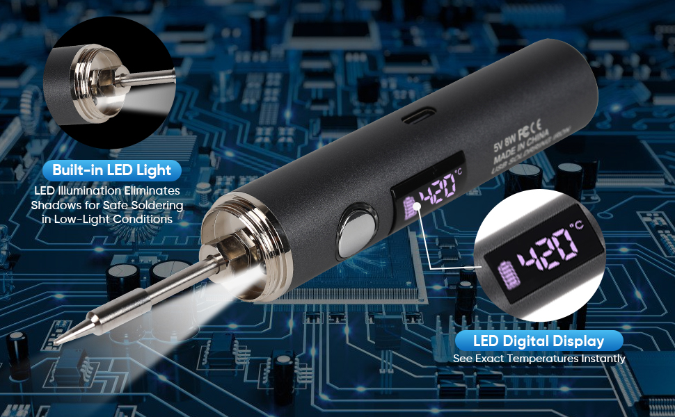  Cordless Soldering Iron Kit