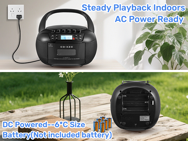 CD and Cassette Player