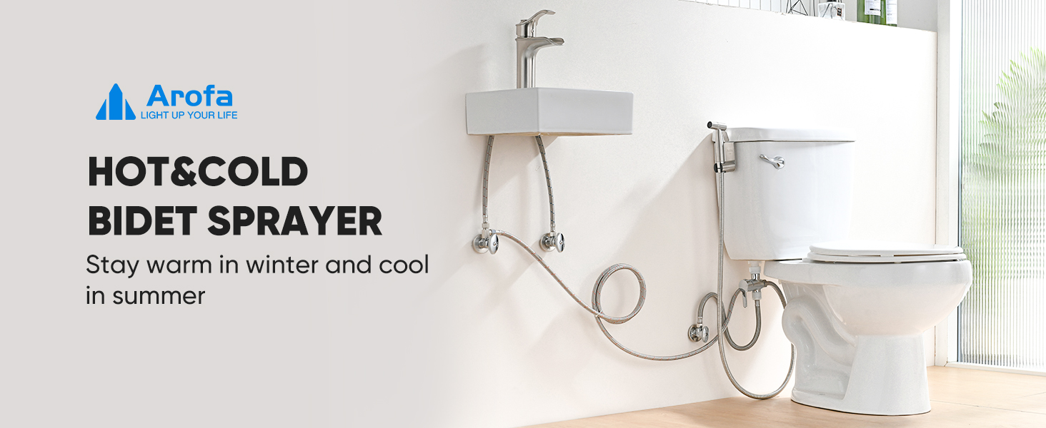 Hot and Cold Bidet Sprayer