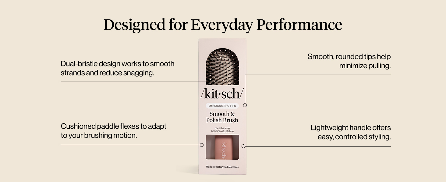 Kitsch Smooth &amp;amp; Polish Brush Terracotta