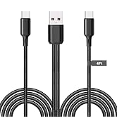 UCEC Dual USB C Cable, 4ft USB A to USB Type C Splitter Charging Cable, 2 in 1 Multi Charging Cab...