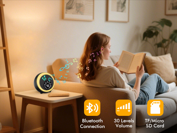 alarm clock bluetooth speaker