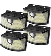 Aootek New Solar Motion Sensor Lights 120 LEDs with Lights Reflector,270° Wide Angle, IP65 Waterp...