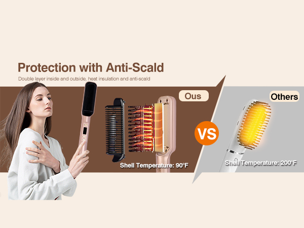 Hair Straightener Brush